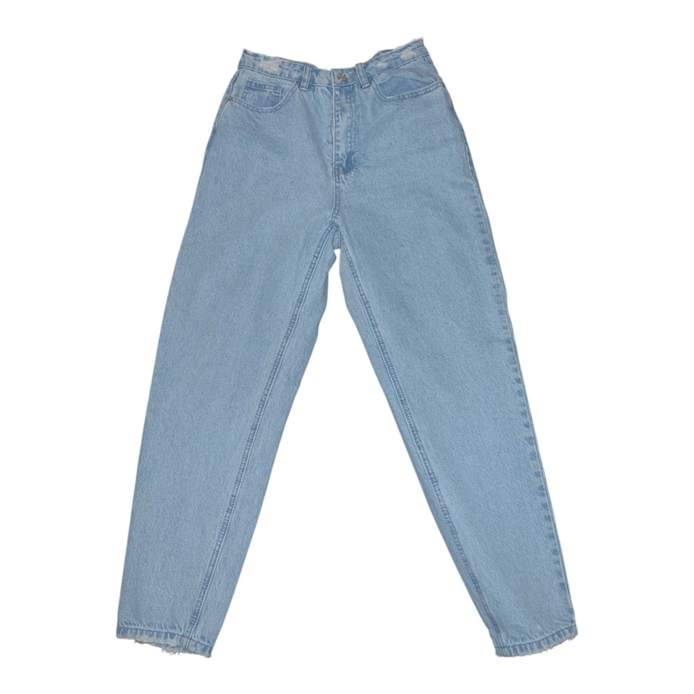 Missguided Light Blue Straight Leg Jeans